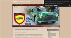 Desktop Screenshot of clubsalernoautostoriche.it